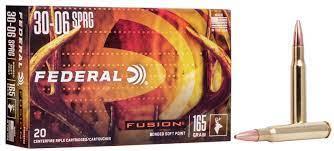 FORAF522 #1. Ammo 30-06 SPR 165gr Federal Fusion 20's