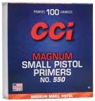 FORAI431 #1. Primers Small Pistol CCI 550 100's