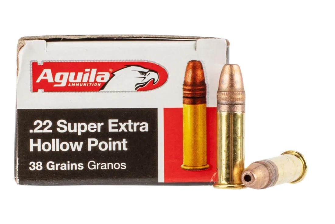 DFAG1B220335 #1. Aguila 22LR HV HP 38GR Ammo