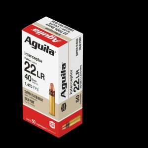 DFAG1B220320 #1. Ammo 22LR 40GR Aguila Interceptor SP 40GR