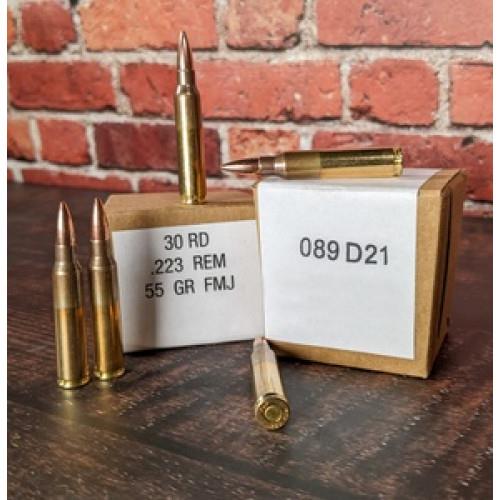 NYAWAP-223FMJ55 #1. Ammo 223 Rem 55Gr PMP FMJ 30's