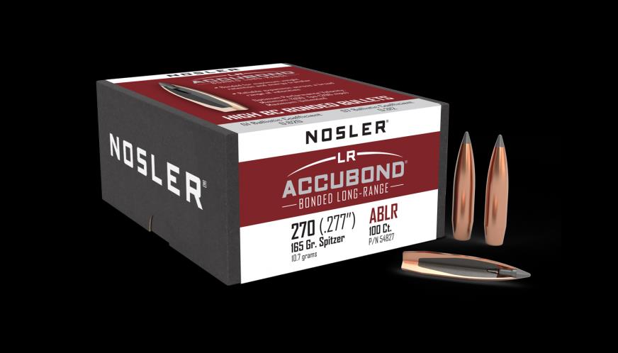 ISS54827 #1. P 270 Cal (.277) 165Gr Nosler Accubond Long Range 100's
