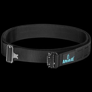 KIL40AM-TBS001BKL #1. Amomax Greyhawk 1.75" MOLLE Double Belt Large 35"- 41"