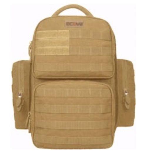 SGBAGEE008TN #1. EcoEvo Tactical Elite Backpack L Tan