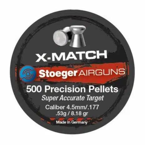 NORSTP545025 #1. Stoeger X-Match 8.18Gr .177 / 4.5mm 500's