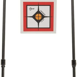 ISS15365 #1. Allen EZ Aim Hardrock AR500 Centrefire Medium Square Spinner With Stand