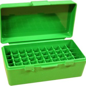 ISSP50-45-10 #1. MTM Pistol Box 40/45 ACP Green (50)