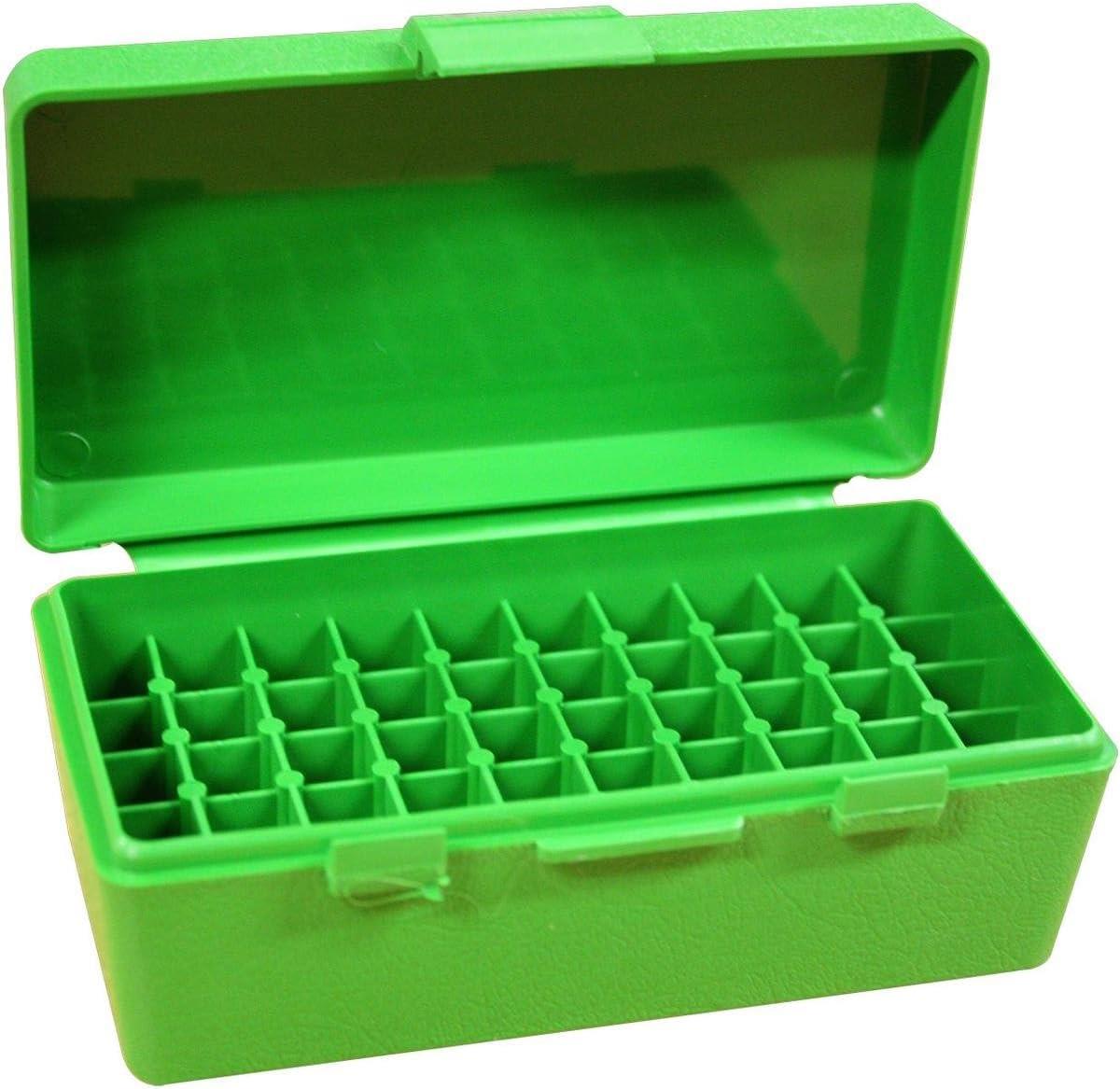 ISSP50-45-10 #1. MTM Pistol Box 40/45 ACP Green (50)