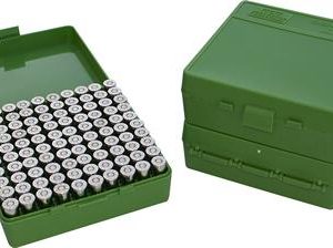 ISSP-100-44-10 #1. MTM Pistol Box 41/44 Mag Green (100)
