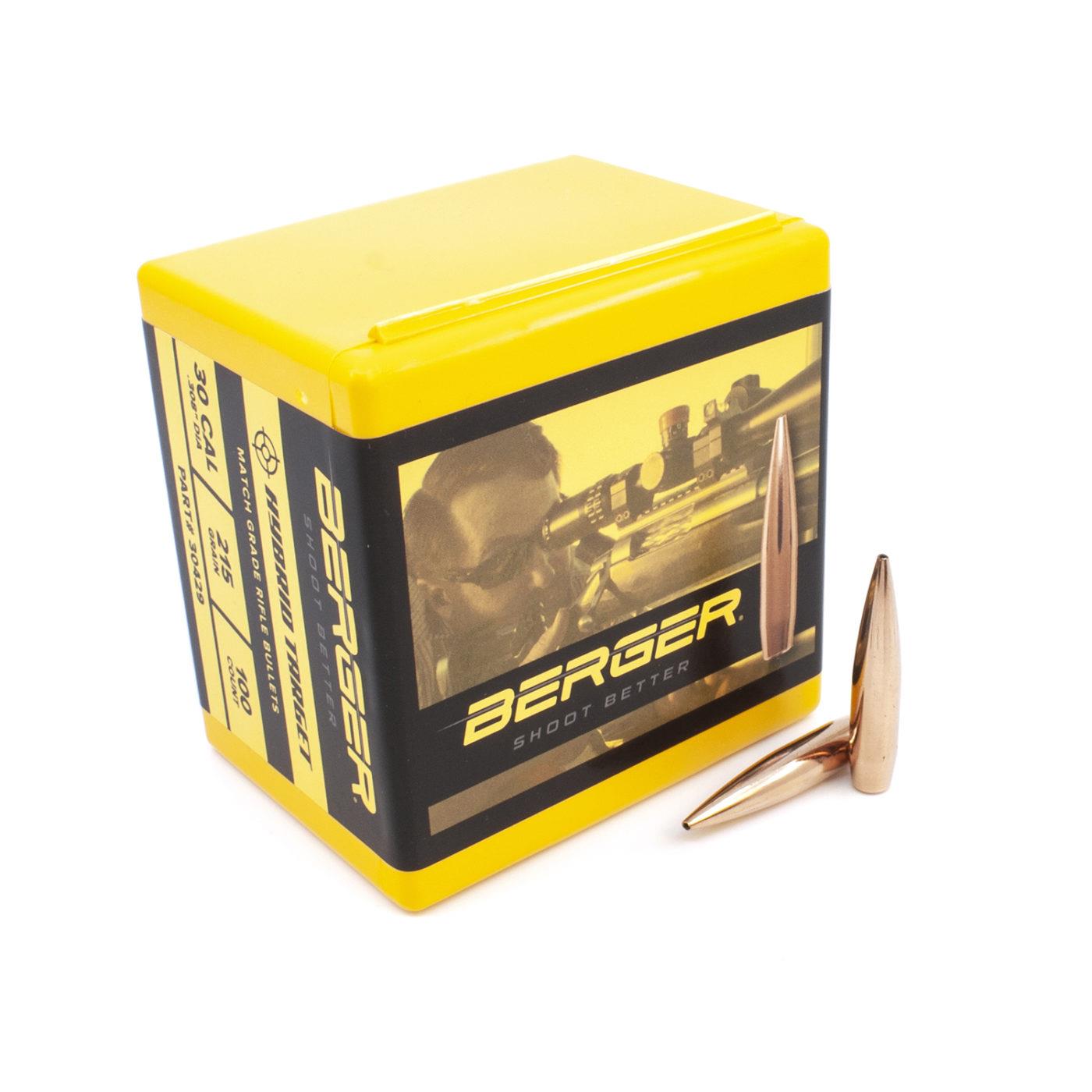 RAPBER30429 #1. P 30 Cal (.308) 215Gr Berger Hybrid Target