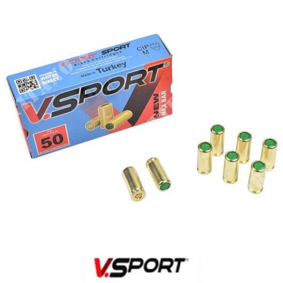 BUXVSBA #1. Ammo 9mm P.A.K V Sport Blank 50's