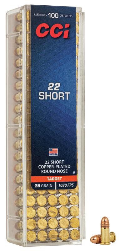 FORAR130 #1. Ammo 22 Short CCI Copper Plated 100's