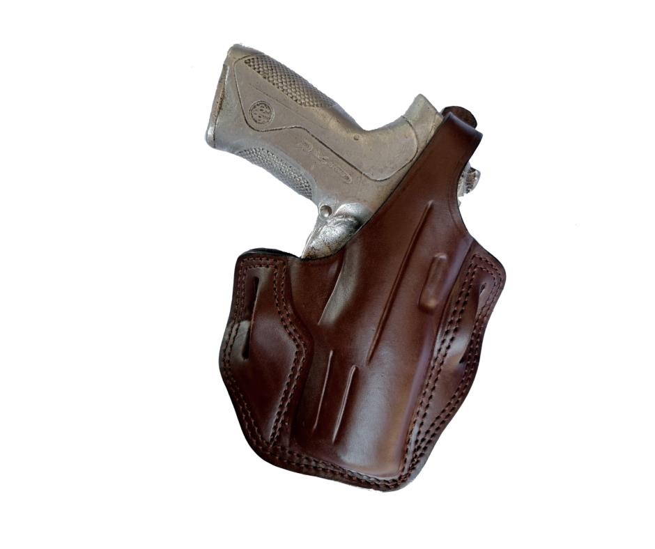 ELP110WPX4RHBR #1. El Paso Shado Leather Holster Beretta PX4 Right Hand Brown Outside Waistband