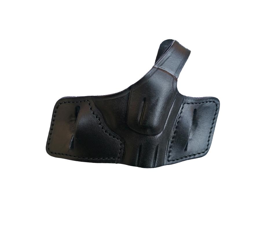 ELP101WR357LHBL #1. El Paso Thumbreak Bikini Leather Holster 357 2" Left Hand Black Outside Waistband