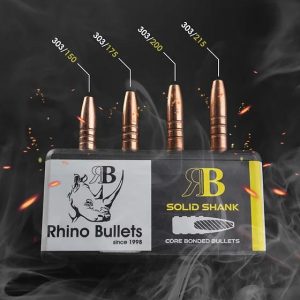 RHI303/200/SS50 #1. P 303 Cal (.312) 200Gr Rhino Solid Shank 50's