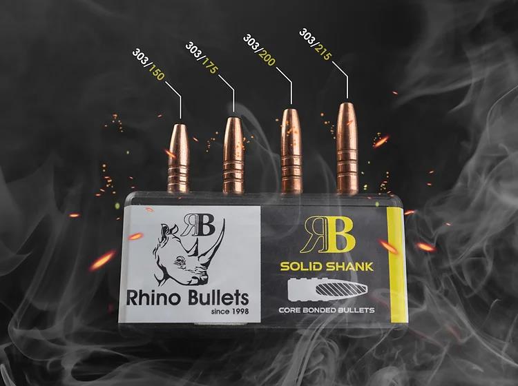RHI303/200/SS50 #1. P 303 Cal (.312) 200Gr Rhino Solid Shank 50's