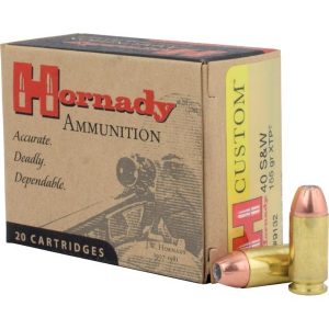 GBAB40H9132 #1. Ammo 40 S&W 155Gr Hornady XTP 20's
