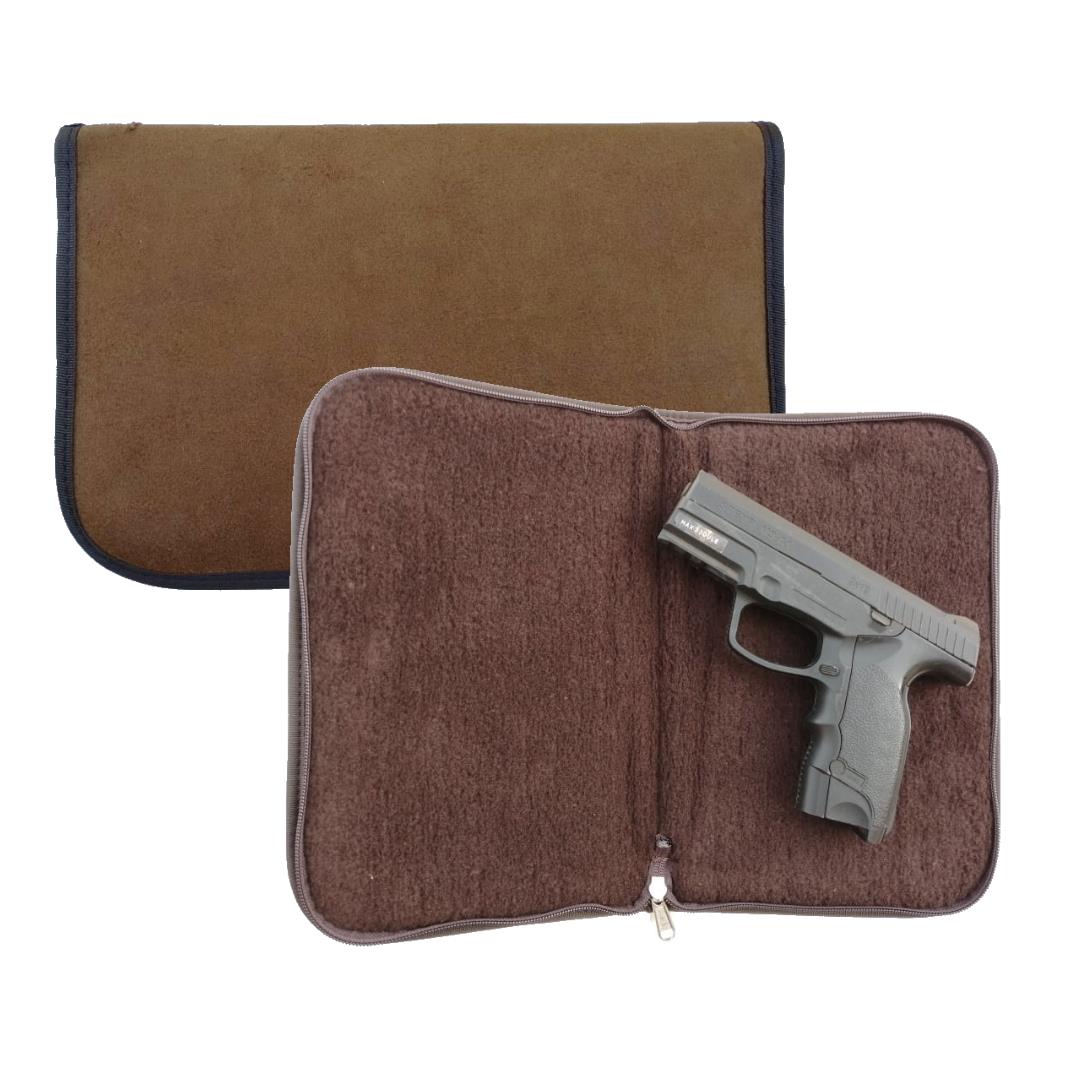 ELP201WBR #1. Pistol Caddie Canvas Brown