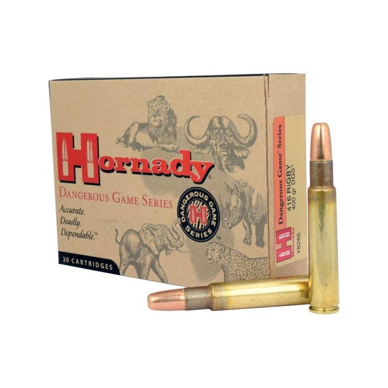 ISS82661 #1. Ammo 416 Rigby 400Gr Hornady DGX-B 20's