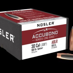 DFN58455 #1. P 30 Cal (.308) 168GR Nosler Accubond Long Range SP (100)