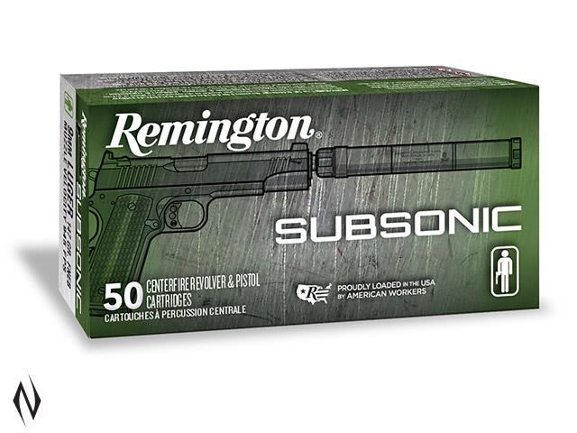 FORRE081 #1. Ammo 9mm LUGER 147Gr Remington FNEB Subsonic 50's