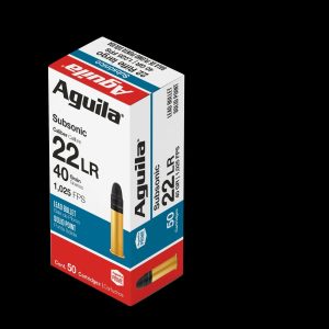 DFAG1B220269 #1. Ammo 22LR SUB SP 40GR Aguila 50's