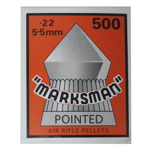 FORAW06 #1. Marksman Pellet 5.5mm No2 Pointed Pellets 500's