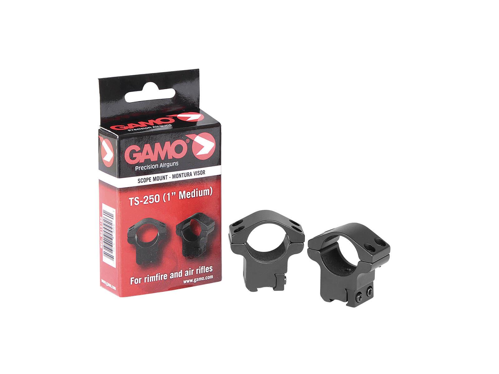 FORGM-0352 #1. Gamo Scope Mounts TS-250 1-Inch Medium Rail