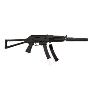 KILKR95-1011 #1. AK 9x19mm Self Loading Rifle Folding Black KR-9S with Suppressor