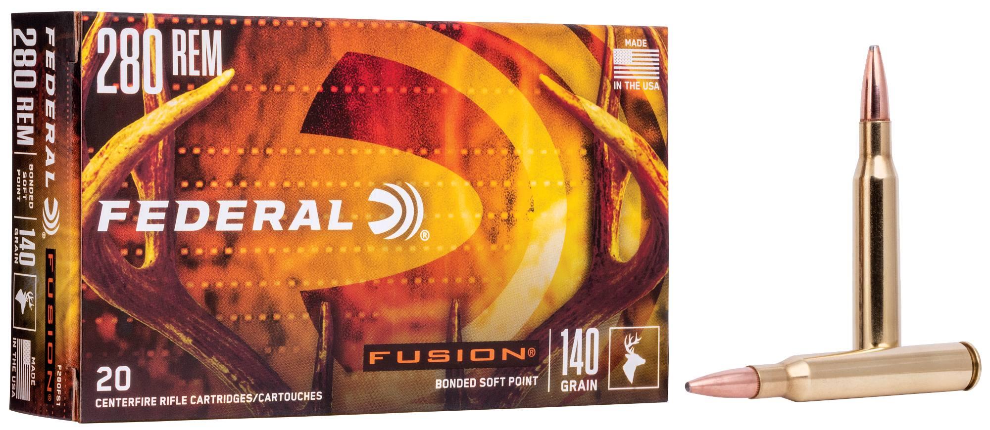 FORAF511 #1. Ammo 280 Rem 140g Federal Fusion 20s