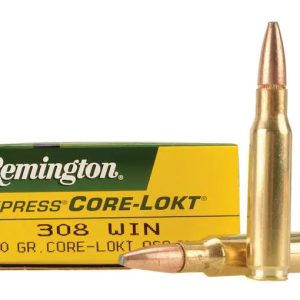 FORRE038 #1. Ammo 308 Win 150Gr Remington Win Core-Lokt PSP20's