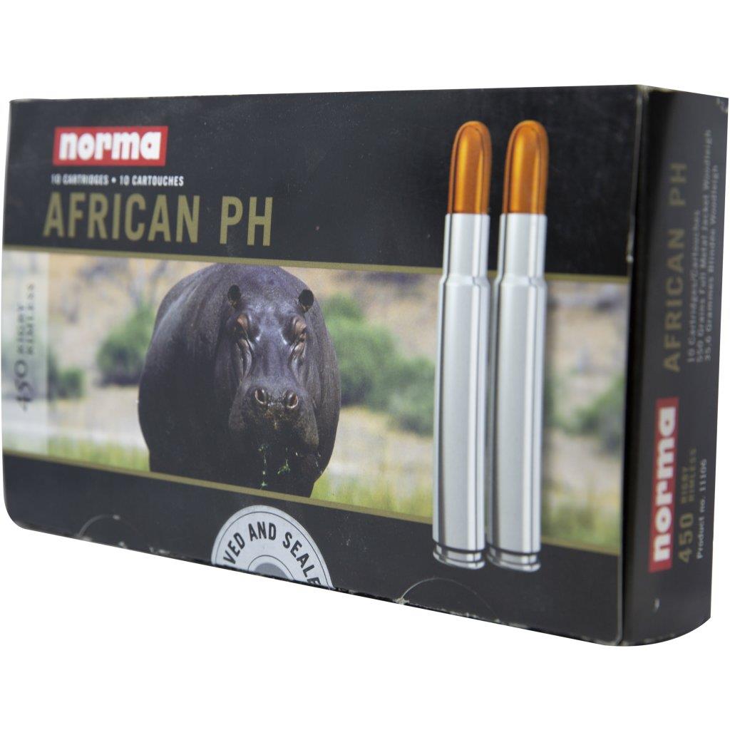 NOR20111052 #1. Ammo 450 Rigby 550gr RNSN Woodleigh 10's