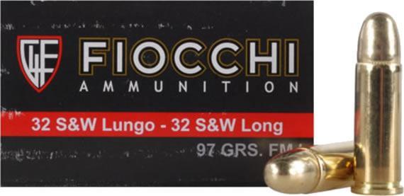 SGAFI32SWL9FMJP #1. Ammo 32 S&W LONG 97gr FMJ 50s