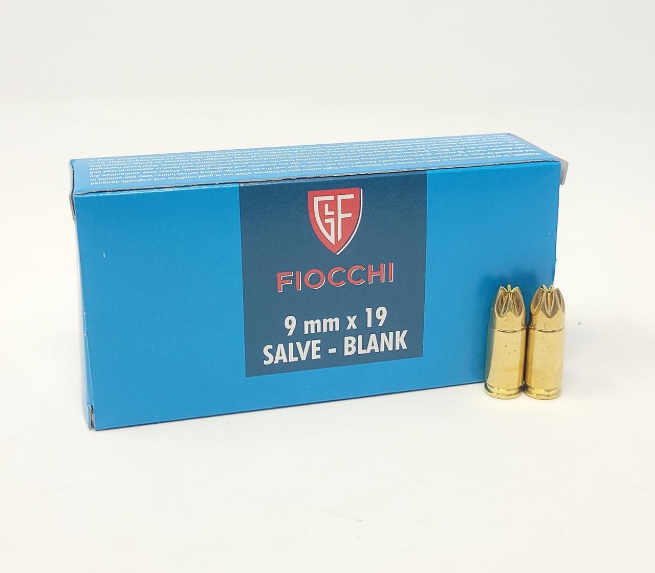 SGAFI9MMBLANKP #1. Ammo 9MM FIOCCHI BLANK 50s