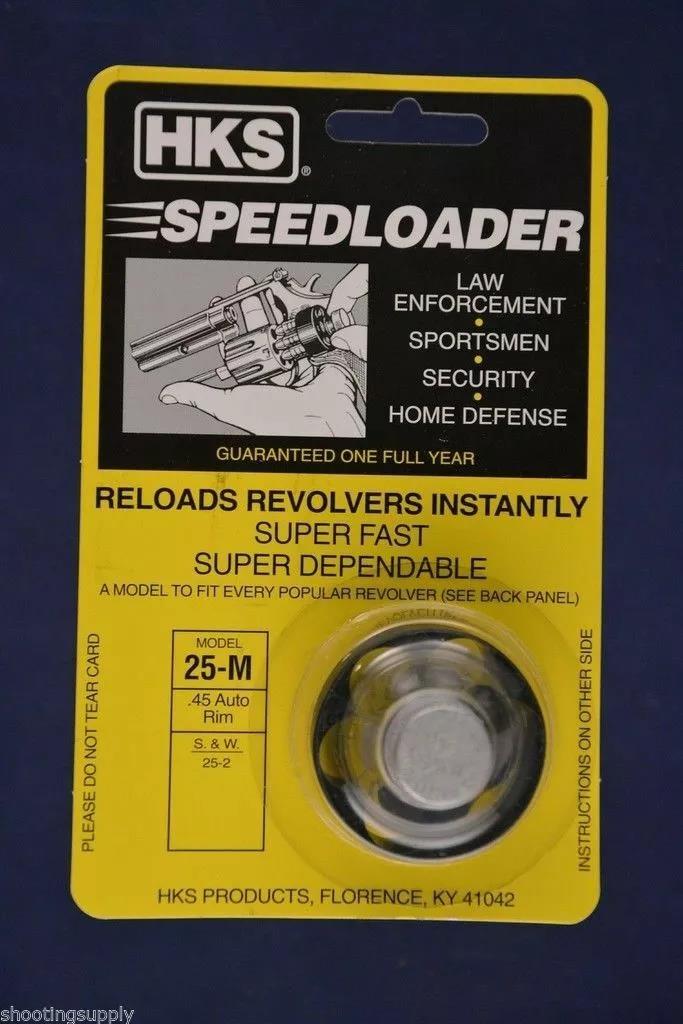 NYHKS-25M #1. HKS Speedloader 45 Auto Rim 6-RD