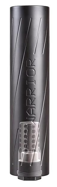 GW0028-6MM-13X1-INTB #1. Gun Warrior Med Reflex Silencer With Internal Muzzle Brake 6mm 13x1