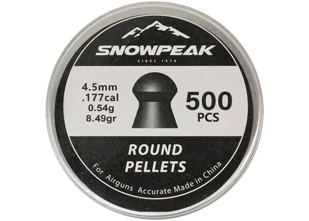 KIL60AAR500-4.5 #1. Air Rifle 4.5mm Round Pellet Snowpeak- 500's