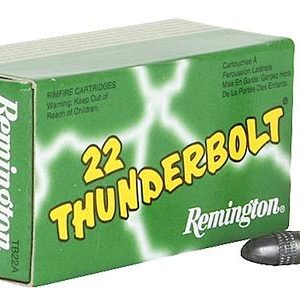 FORRE002 #1. Ammo 22LR 40gr Remington HV Thunderbolt Solid 50
