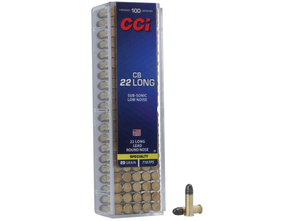 FORAR15 #1. Ammo 22LR 29Gr CCI CB Sub Sonic Long Solid 100's