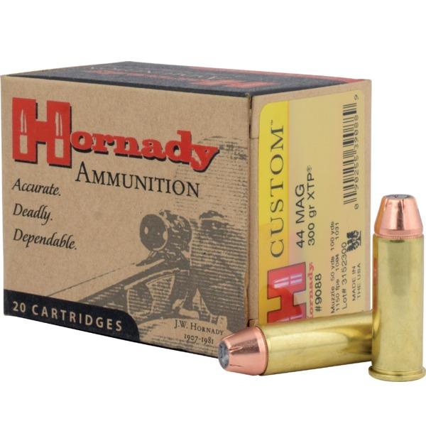 ISS9088 #1. Ammo 44 Mag 300Gr Hornady XTP 20's