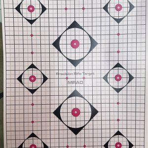 NORTARGA3MRADLAP #1. Target A3 MRAD Lapua