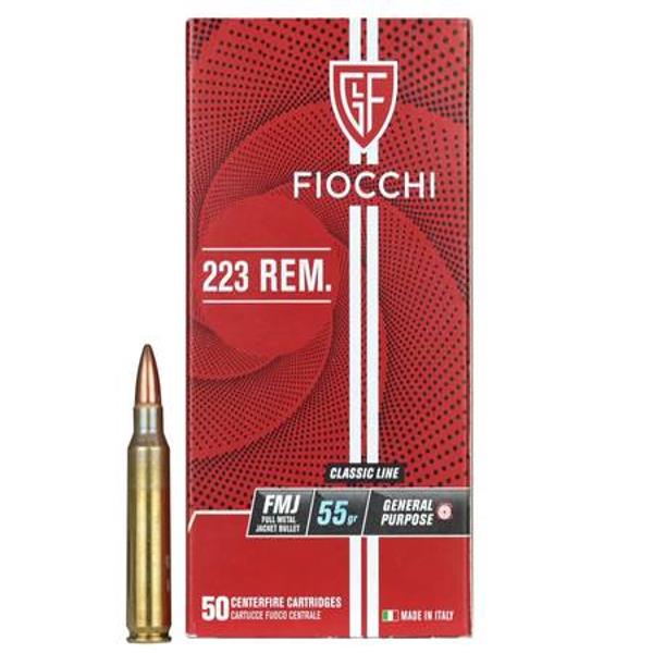 ISS70556100 #1. Ammo 223 Rem 50gr Fiocchi FMJ 50's