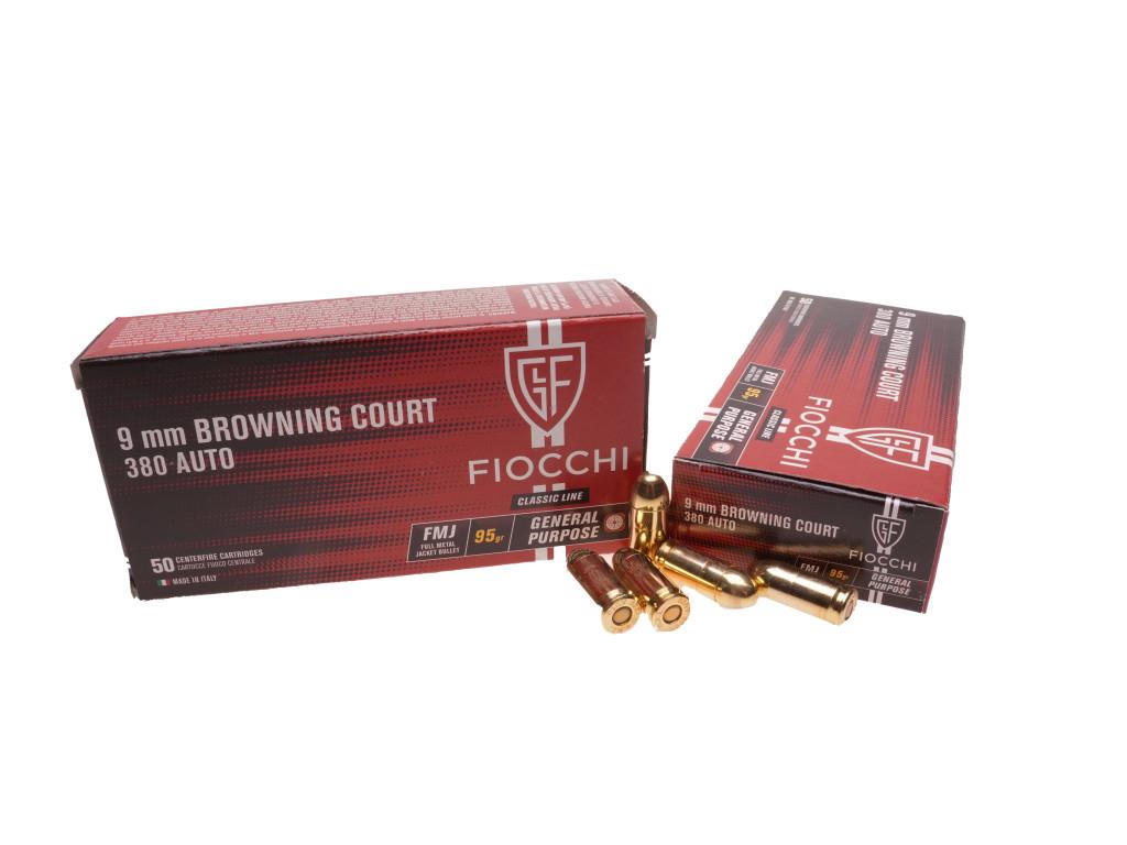 ISS70934000 #1. Ammo 380 Auto (9mm Short) 95Gr Fiocchi FMJ 50's
