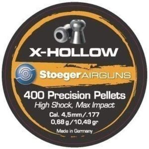 DFSTP545075 #1. Stoeger X-Hollow .177 / 4.5mm 400 Per Tin Pellets