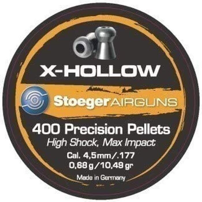 DFSTP545075 #1. Stoeger X-Hollow .177 / 4.5mm 400 Per Tin Pellets