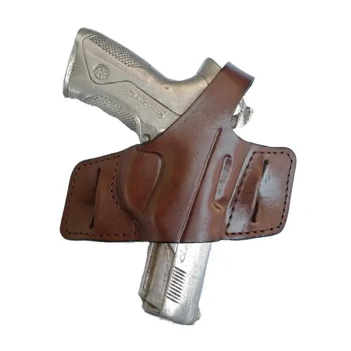 ELP101-P07/09 #1. El Paso Thumbreak Bikini Leather Holster CZ P07/09 Right Hand Brown