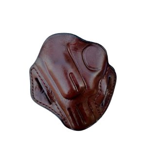 ELP123-SNUB5BRNRH #1. El Paso Clamshell Holster 38 2" 5 Shot RH Brown