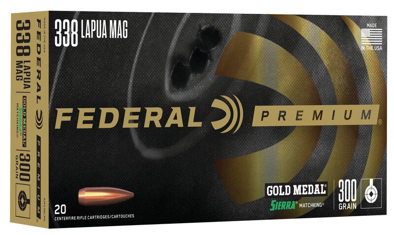 FORAF-050 #1. Ammo 338 300Gr Federal Lapua Sierra Match 20's