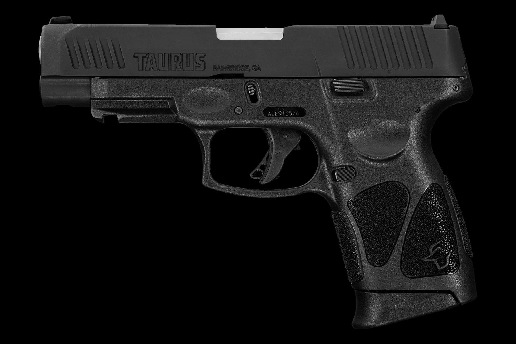 DF10030280 #1. Taurus G3XL 9mm Black Pistol 3 x12 Round mags