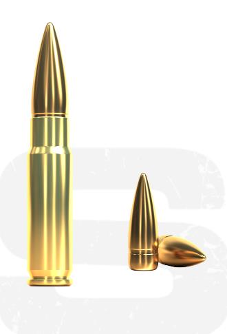 GBAD300BOSB124 #1. Ammo 300 Blackout 124gr S&B FMJ 100's